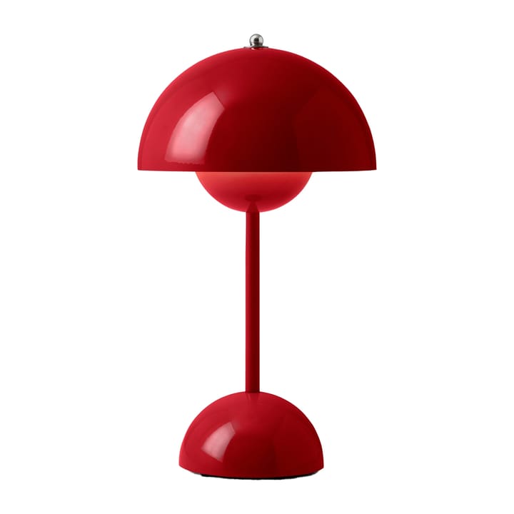 Lampada da tavolo portatile Flowerpot VP9 - Vermilion red - &Tradition