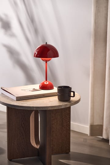 Lampada da tavolo portatile Flowerpot VP9 - Vermilion red - &Tradition