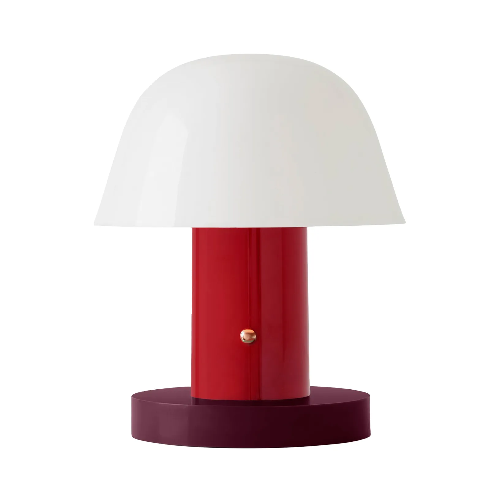 Lampada da tavolo Setago JH27, Maroon-grape &Tradition