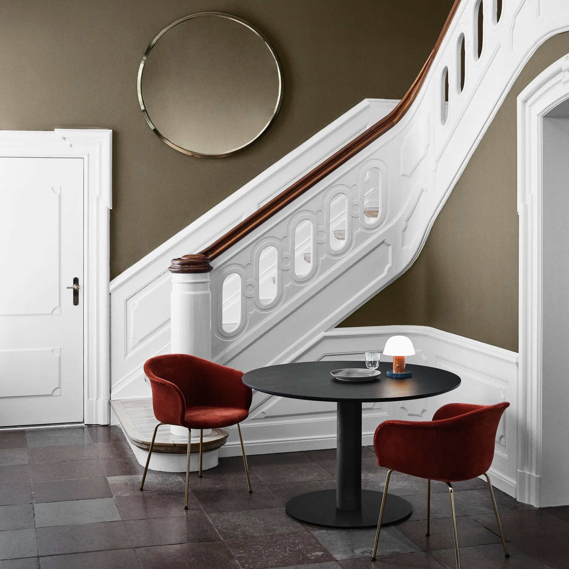 Lampada da tavolo Setago JH27, rust-thunder &Tradition