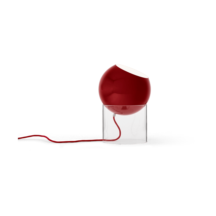 Lampada da tavolo Topan VP13 31,5 cm, Clear-vermilion red &Tradition