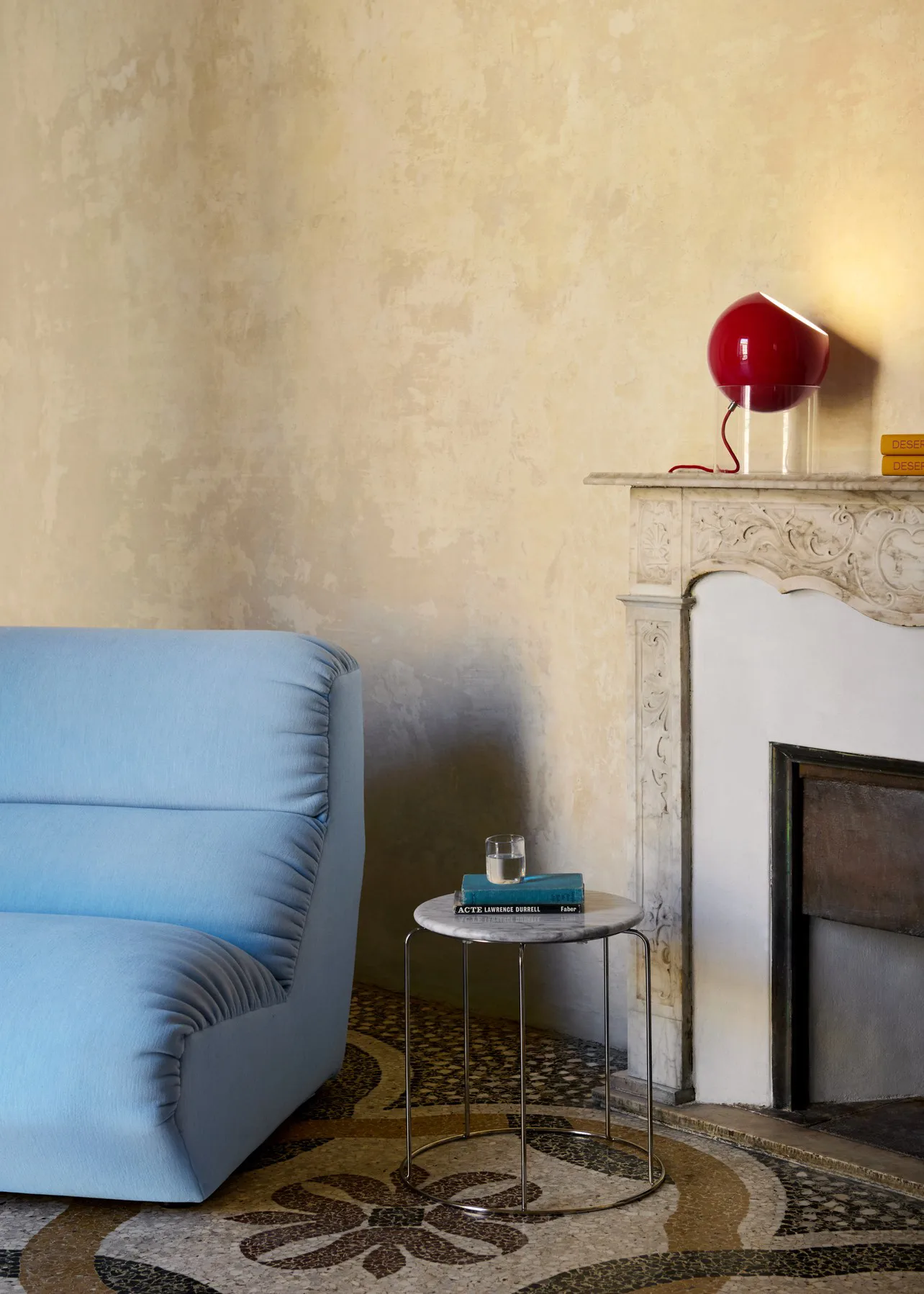 Lampada da tavolo Topan VP13 31,5 cm, Clear-vermilion red &Tradition