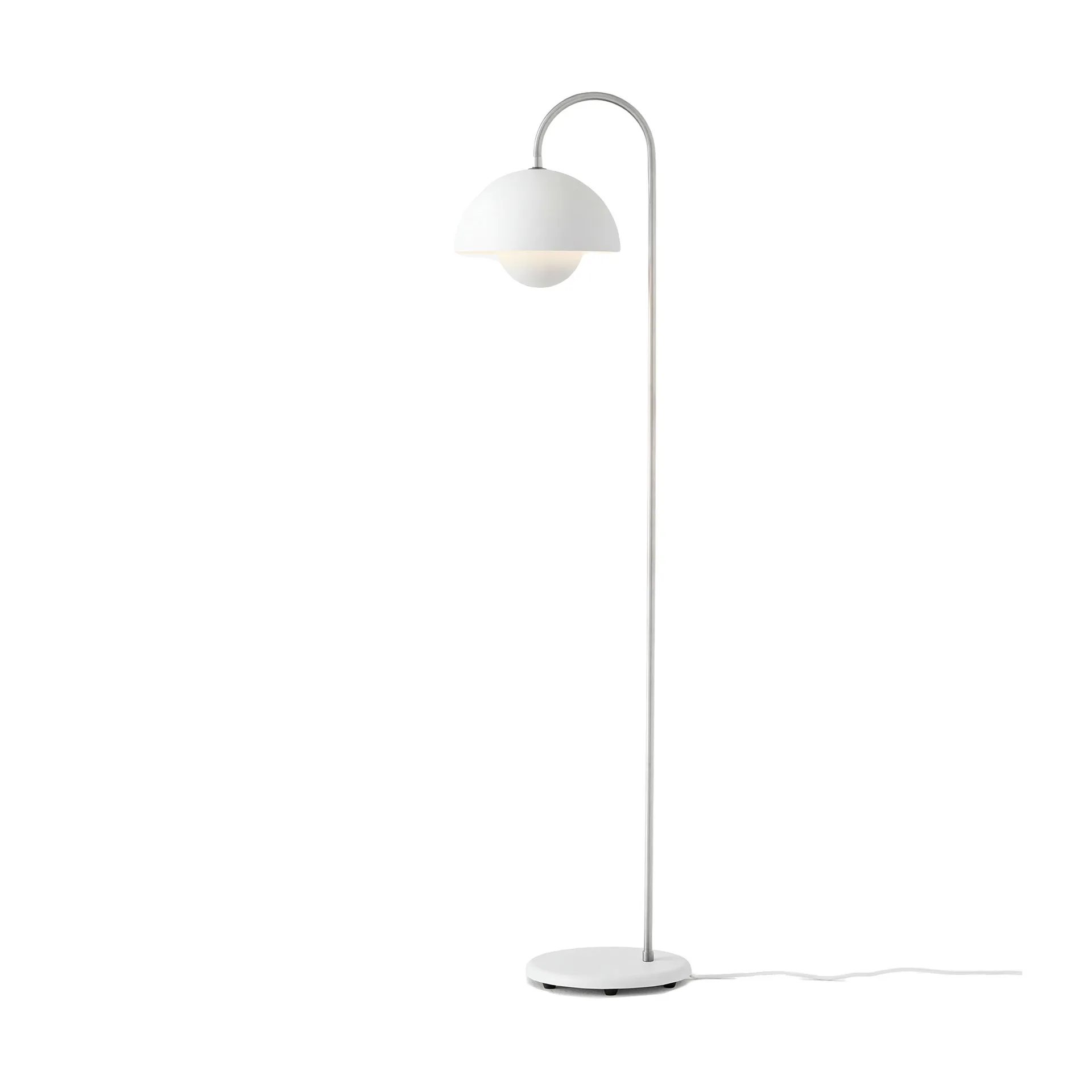 Lampada da terra Flowerpot VP12, Bianco opaco &Tradition