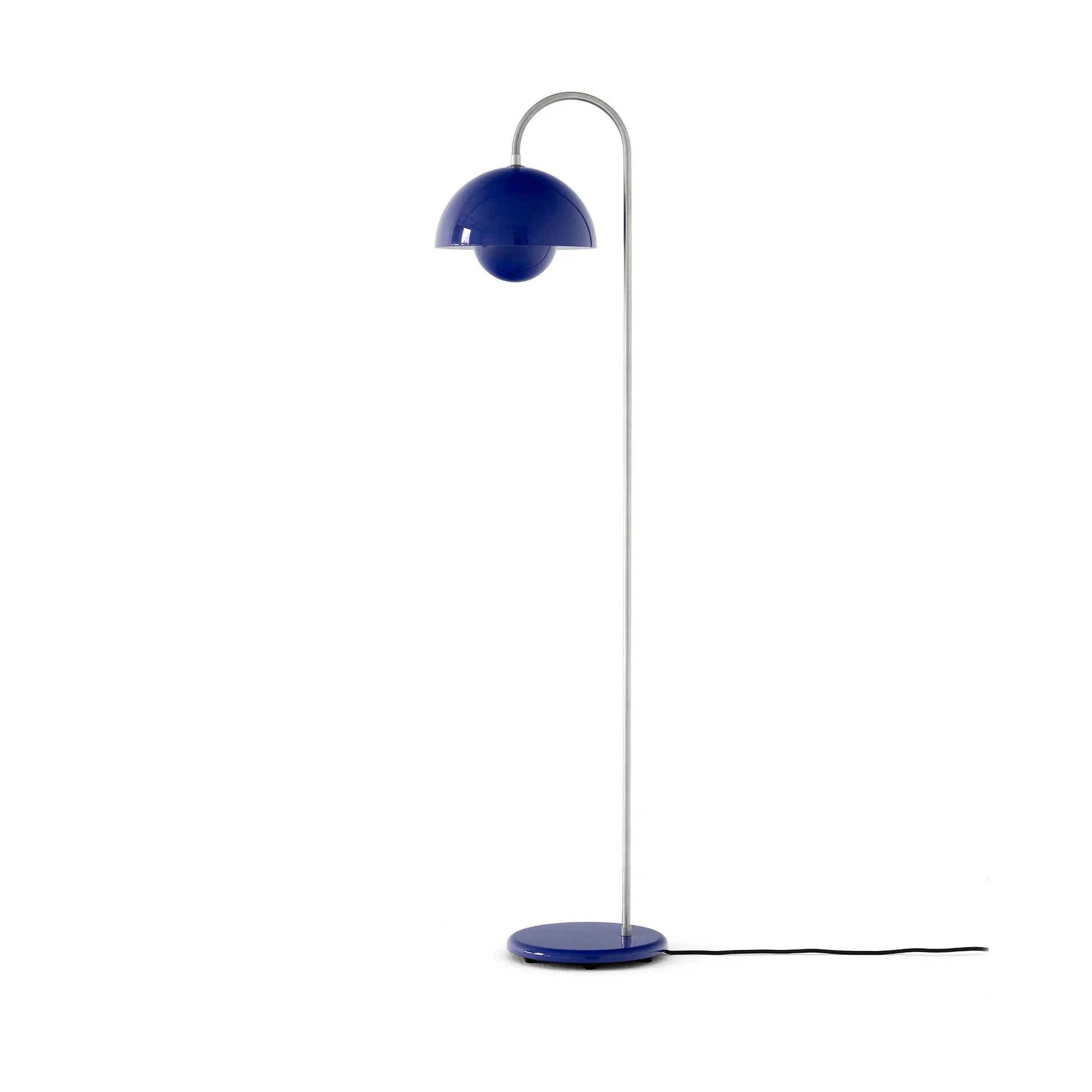 Lampada da terra Flowerpot VP12, Blu cobalto &Tradition