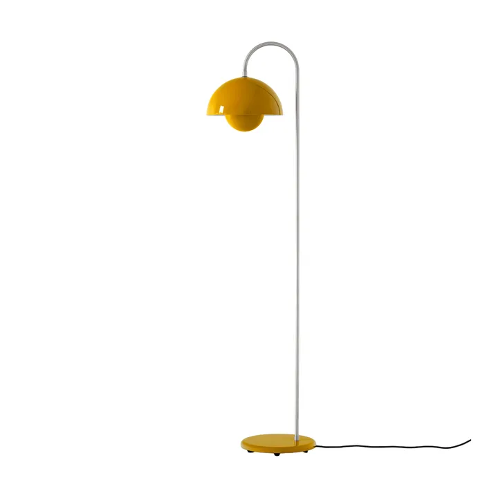 Lampada da terra Flowerpot VP12 - Mustard - &Tradition