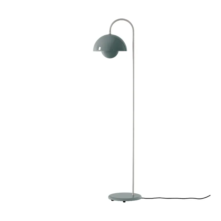 Lampada da terra Flowerpot VP12 - Stone blue - &Tradition