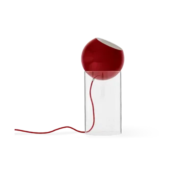 Lampada da terra Topan VP14 46,5 cm - Clear-vermilion red - &Tradition
