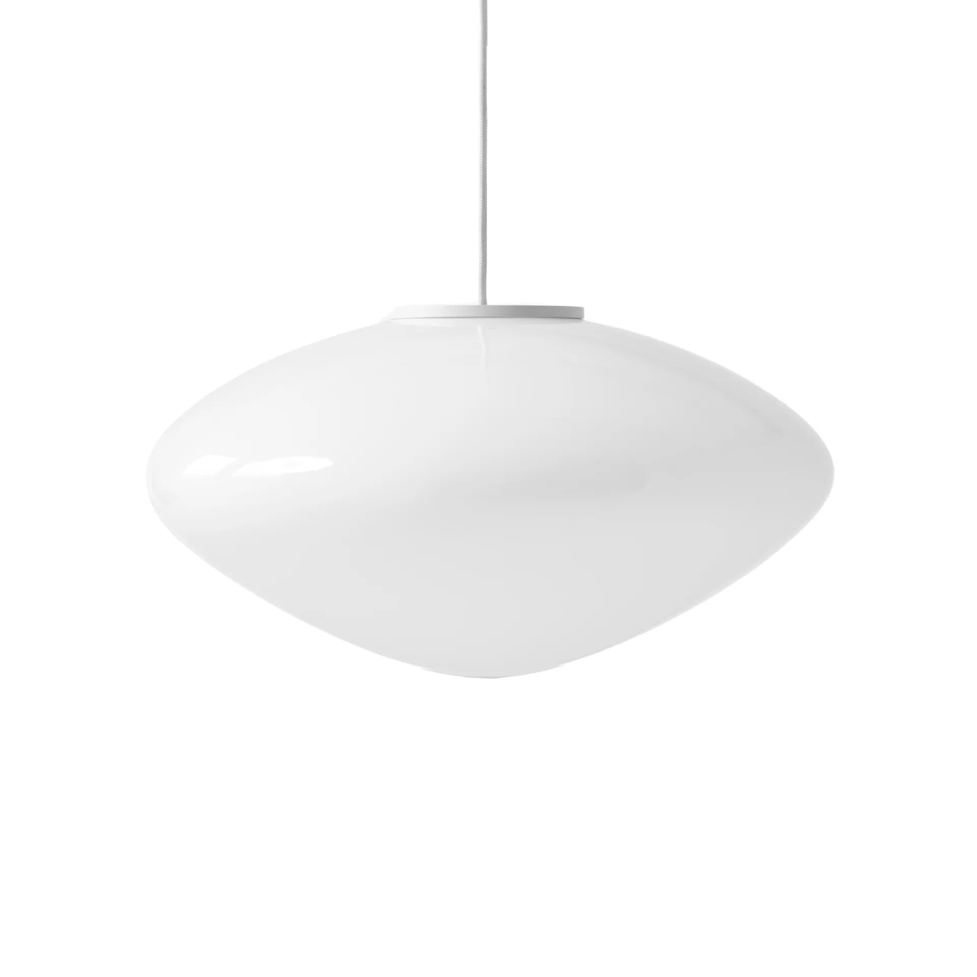 Lampadario A16 Ø 37 cm, Bianco opaco, vetro &Tradition