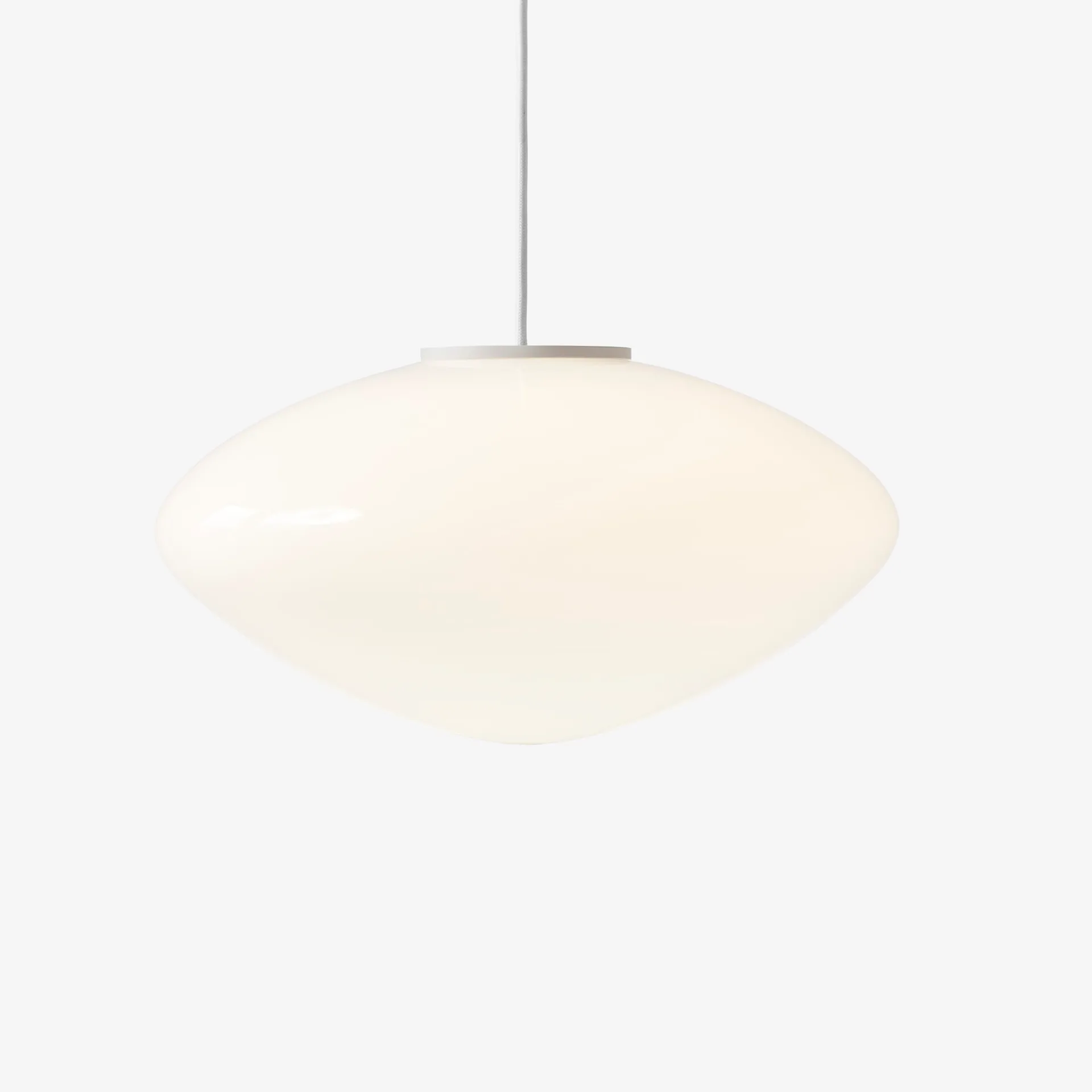 Lampadario A16 Ø 37 cm, Bianco opaco, vetro &Tradition