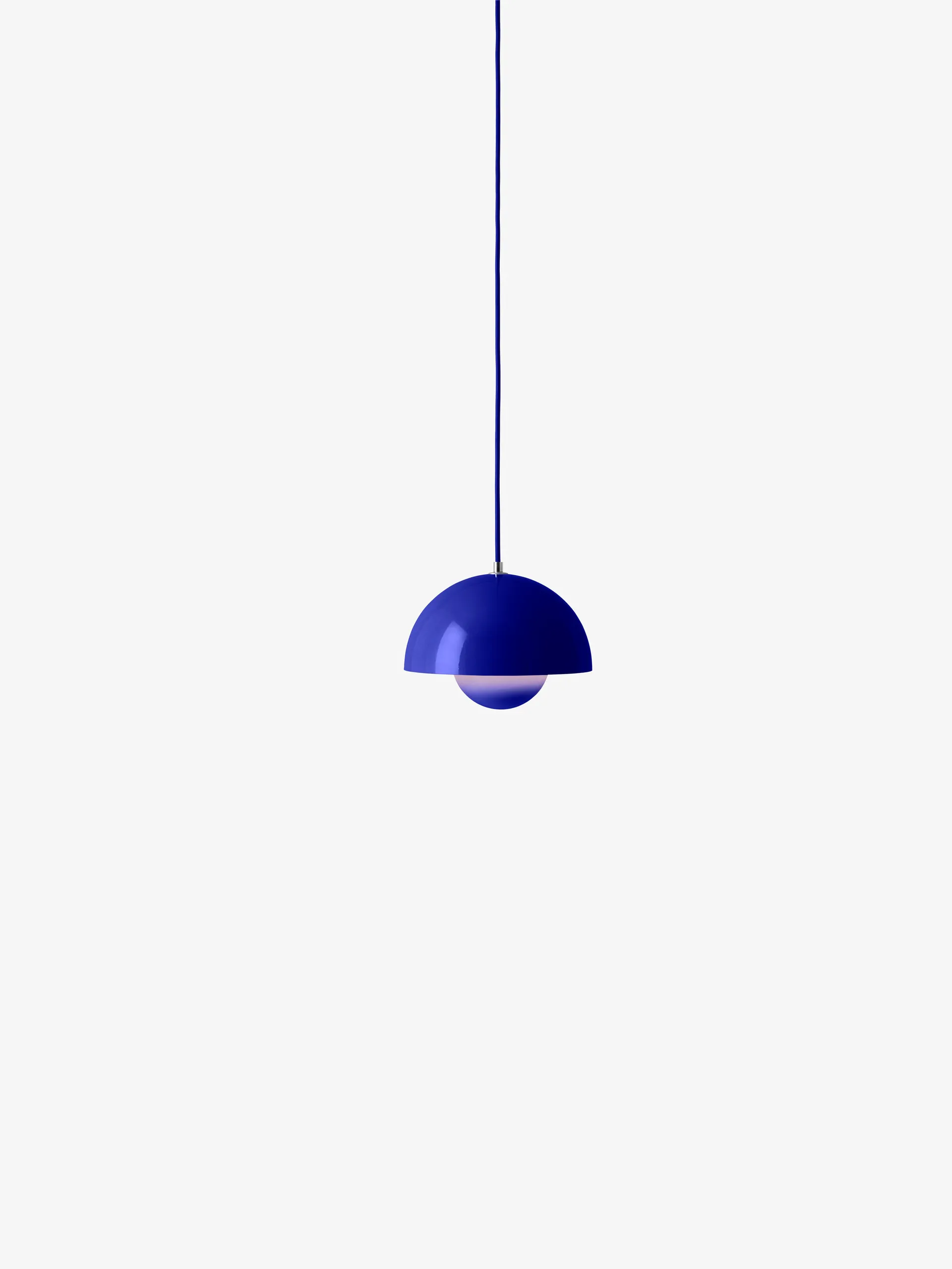 Lampadario Flowerpot VP1, Cobalt blue &Tradition