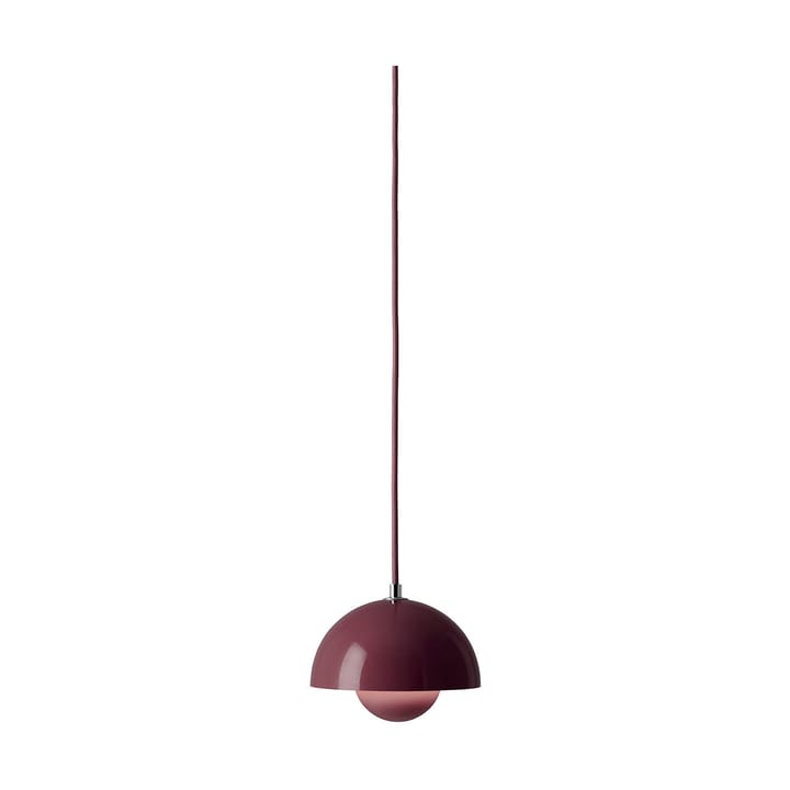 Lampadario Flowerpot VP10, Prugna scuro &Tradition