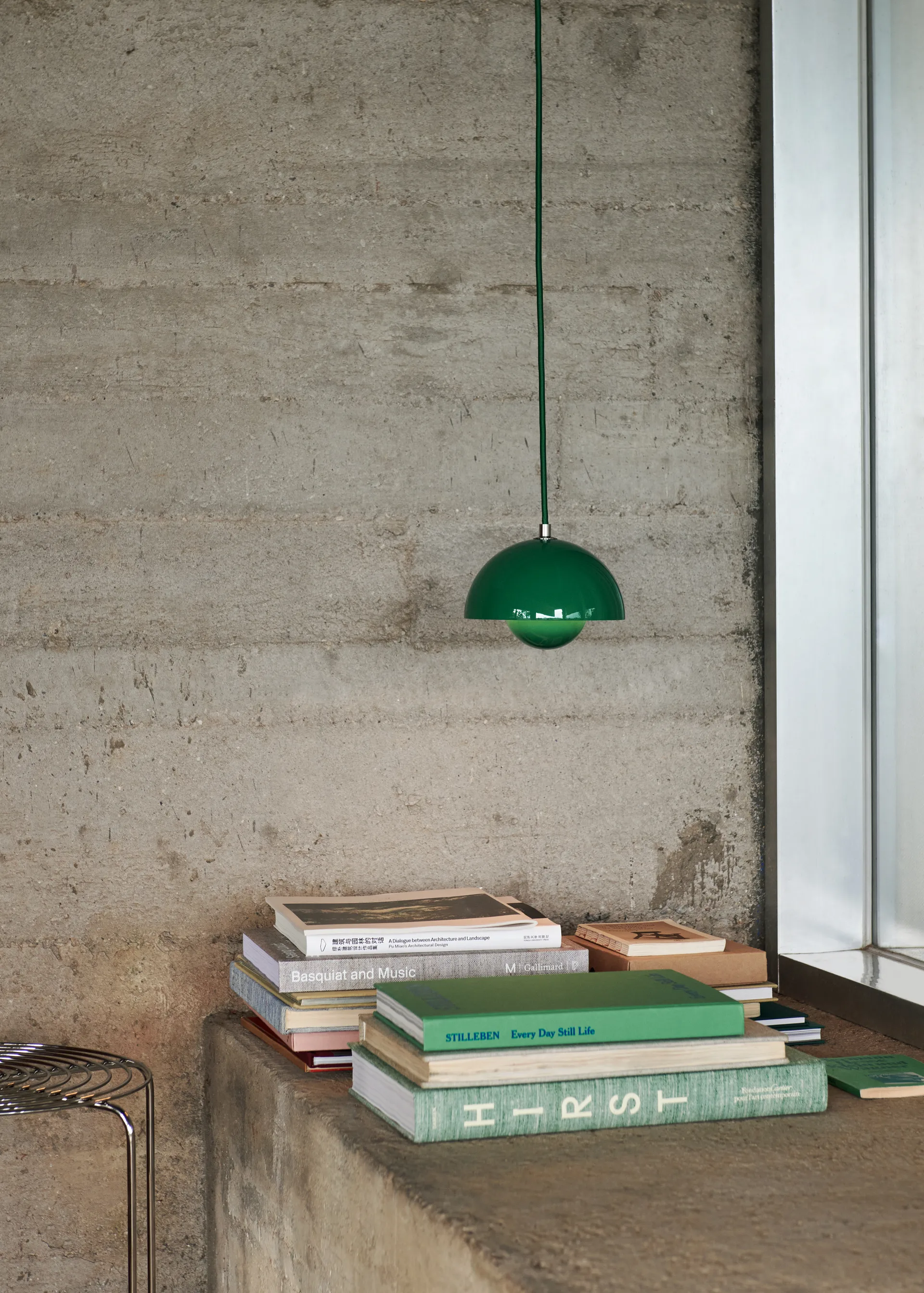 Lampadario Flowerpot VP10, Verde &Tradition