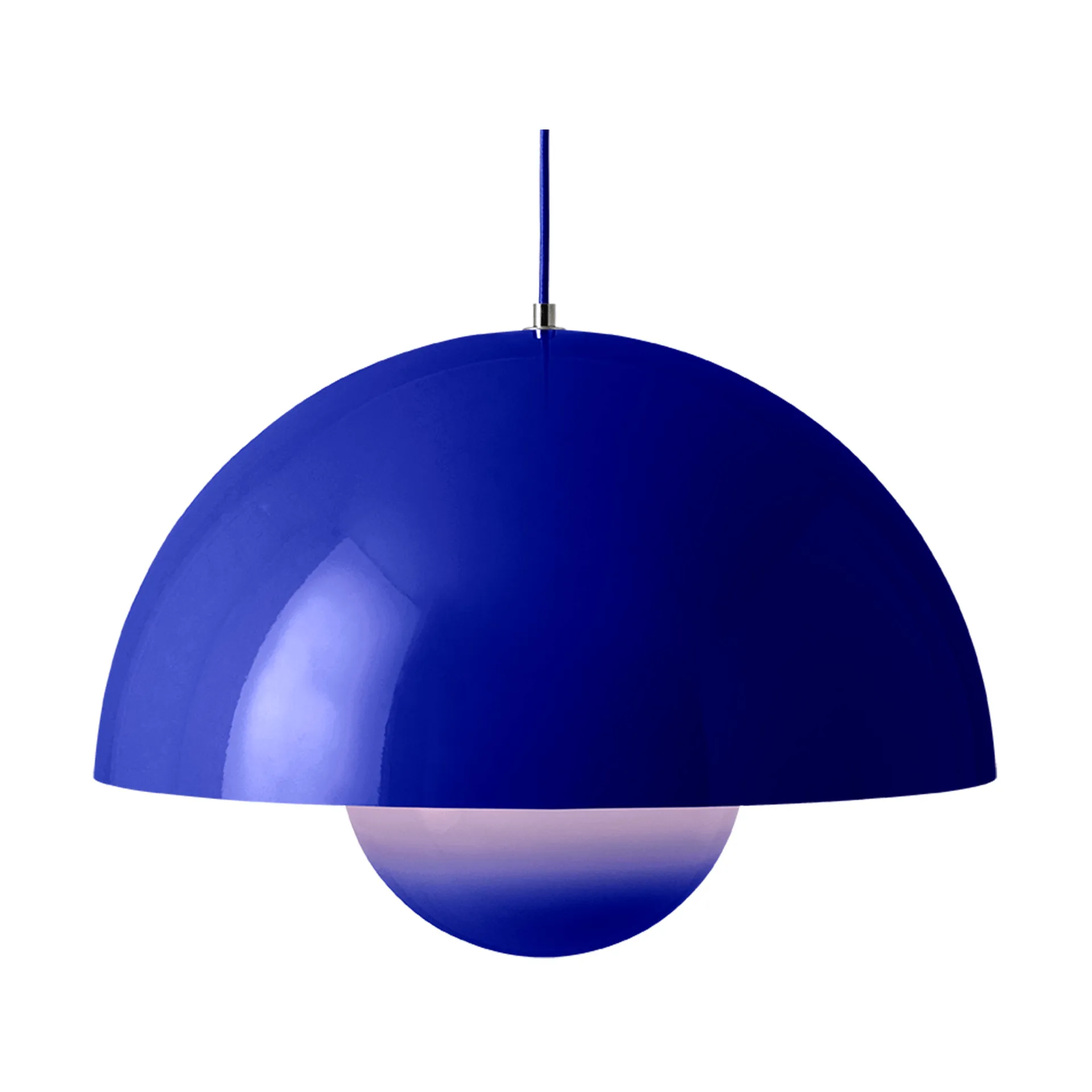 Lampadario Flowerpot VP2 grande, Cobalto blue &Tradition