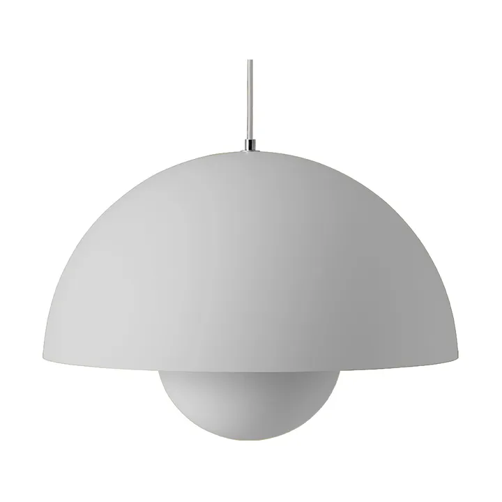 Lampadario Flowerpot VP2 grande - Grigio chiaro opaco - &Tradition