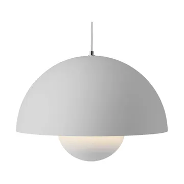 Lampadario Flowerpot VP2 grande - Grigio chiaro opaco - &Tradition