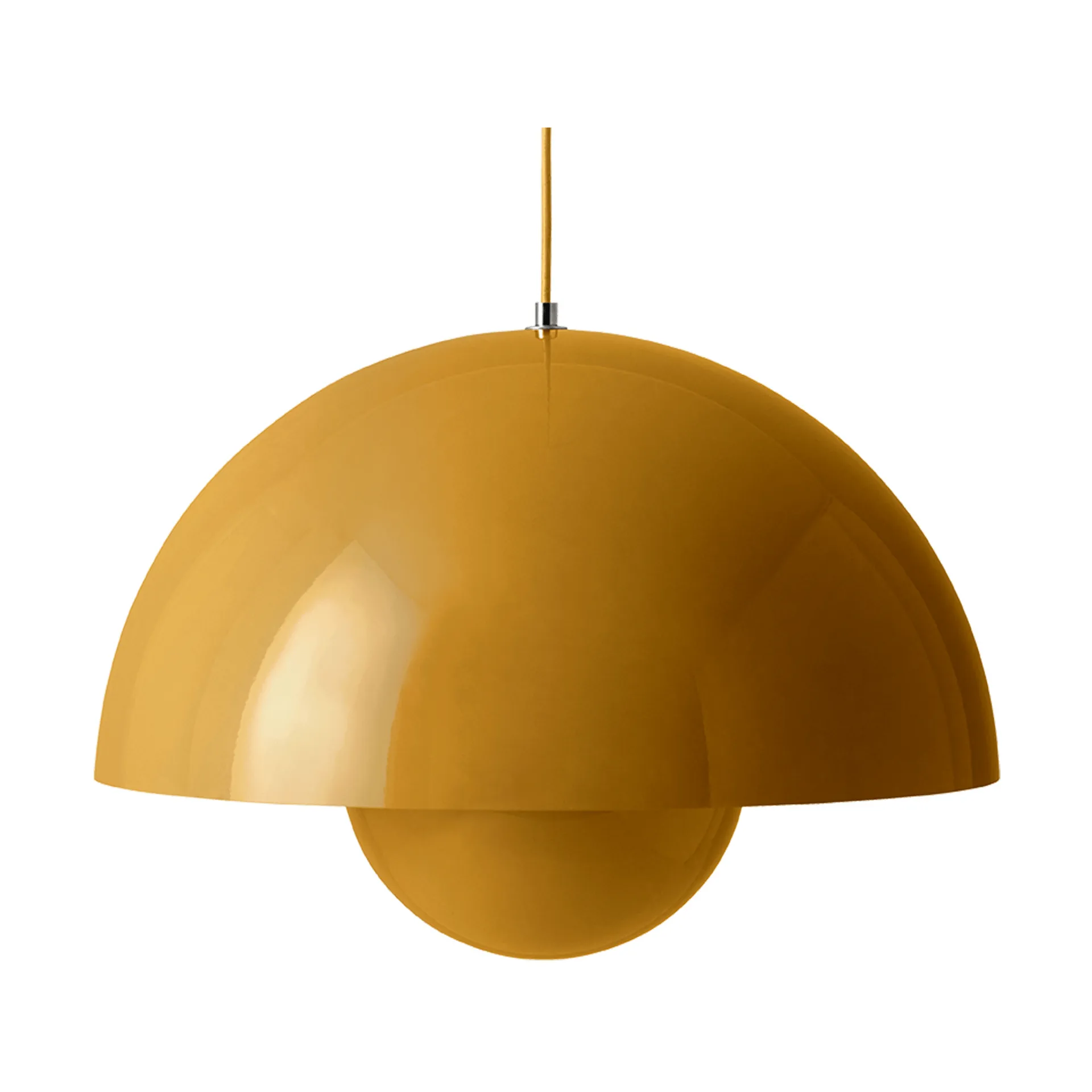 Lampadario Flowerpot VP2 grande, Mustard &Tradition