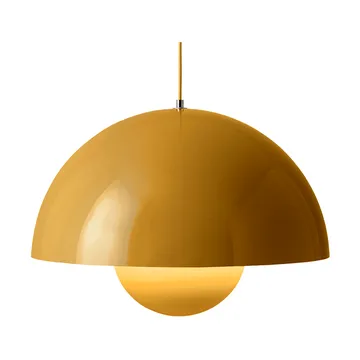 Lampadario Flowerpot VP2 grande - Mustard - &Tradition