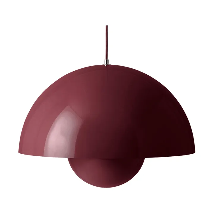 Lampadario Flowerpot VP2 grande - Prugna scuro - &Tradition