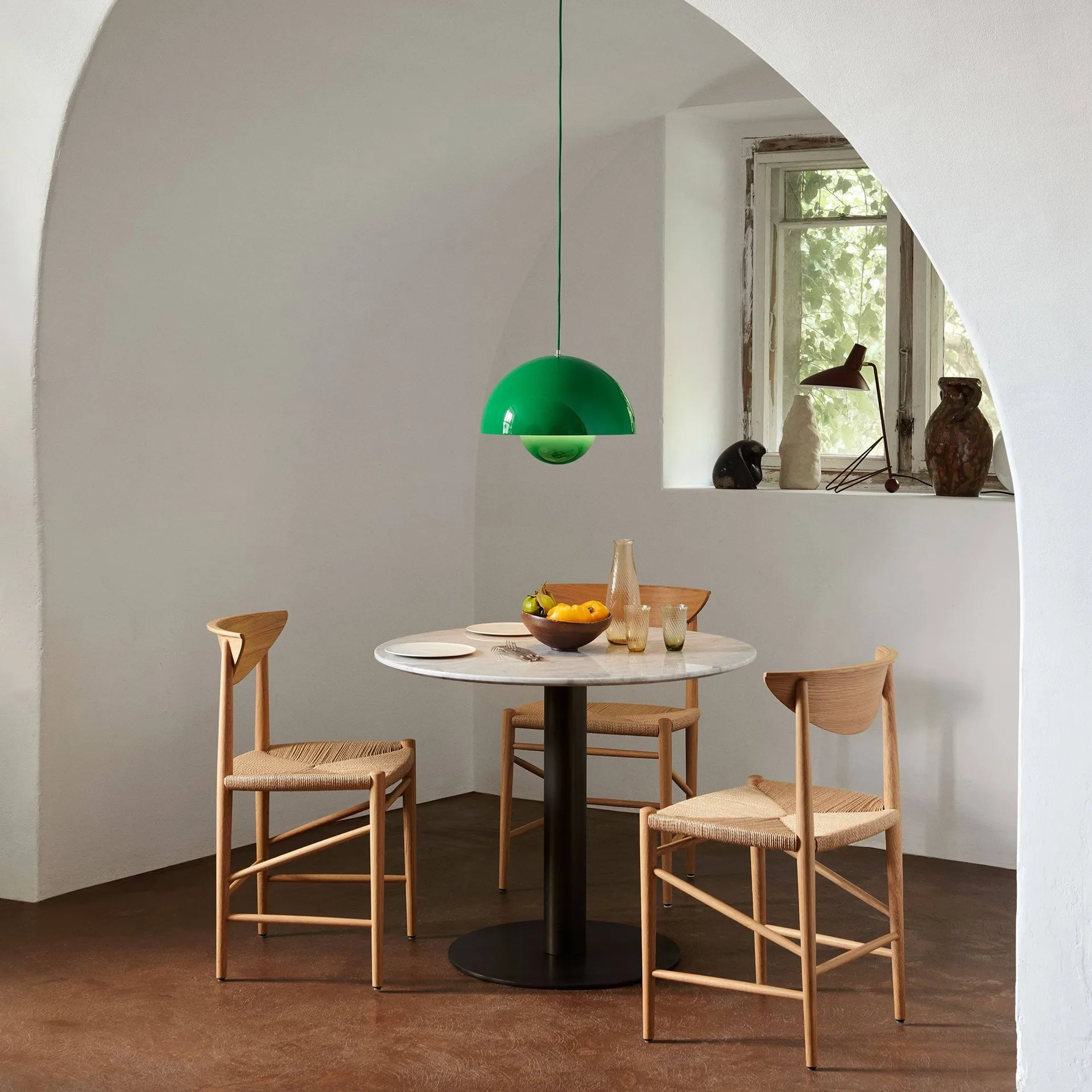 Lampadario Flowerpot VP2 grande, Signal green &Tradition