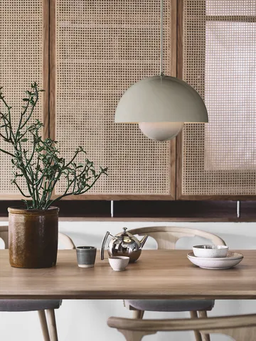 Lampadario Flowerpot VP7 - beige-rosso - &Tradition