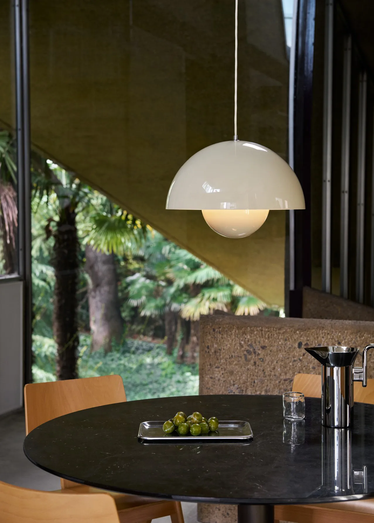 Lampadario Flowerpot VP7, Ivory &Tradition