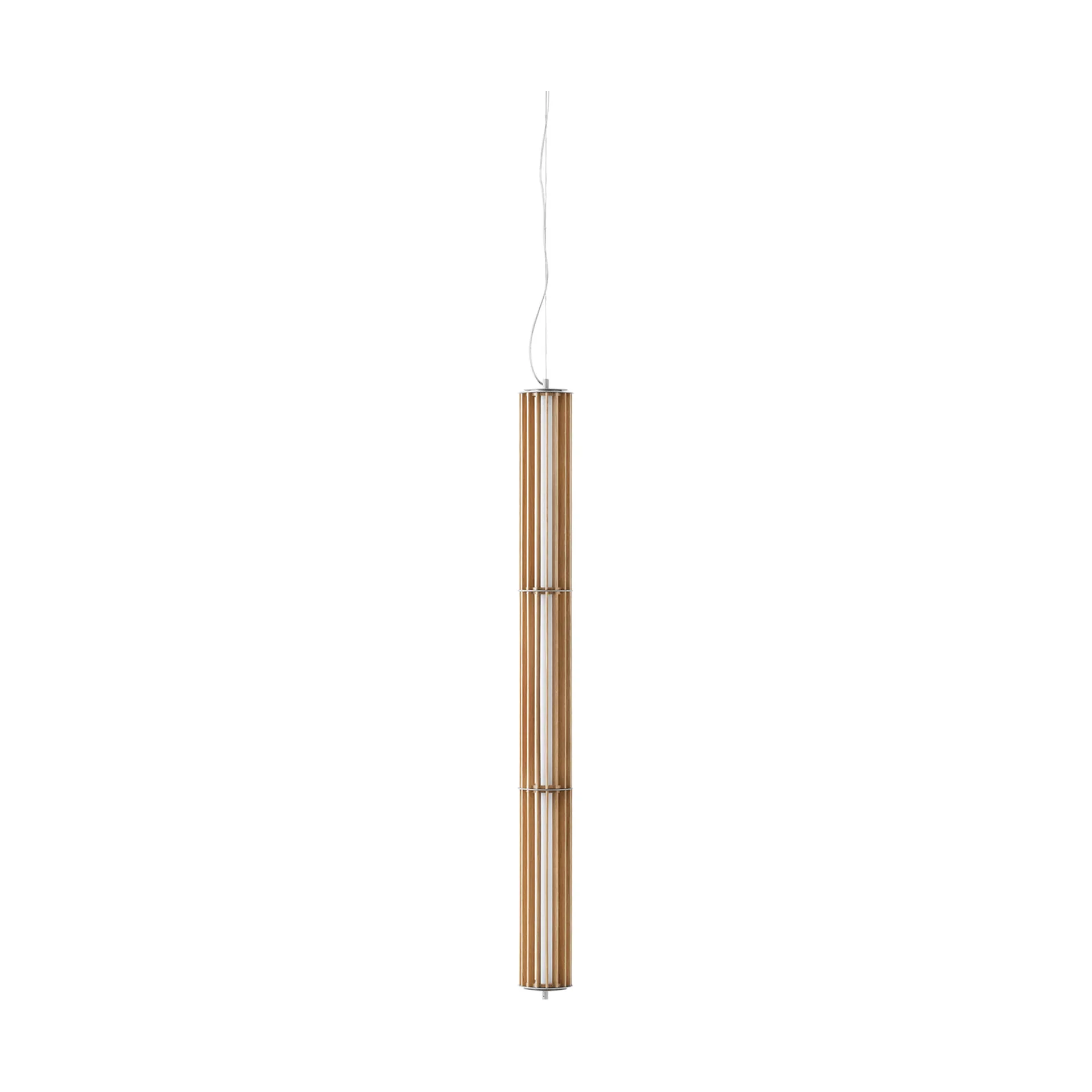 Numbra TY1 sospensione, Rovere laccato-alluminio burattato &Tradition