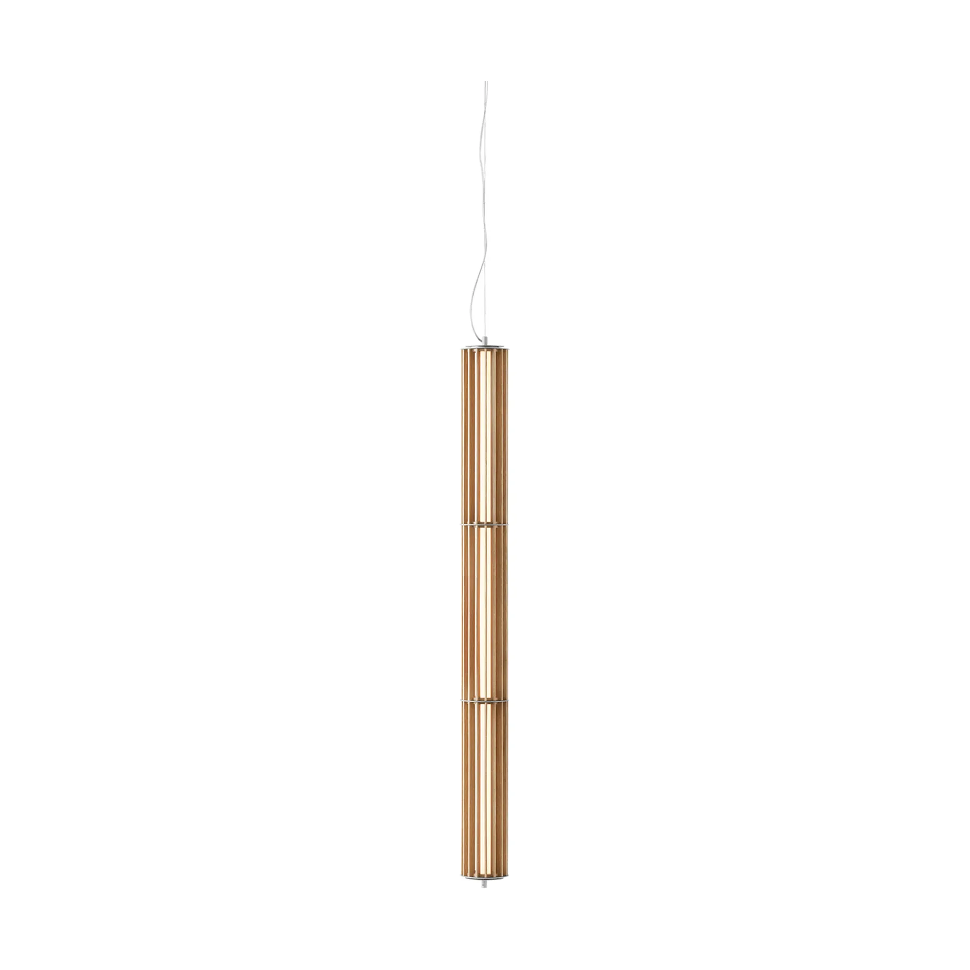 Numbra TY1 sospensione, Rovere laccato-alluminio burattato &Tradition