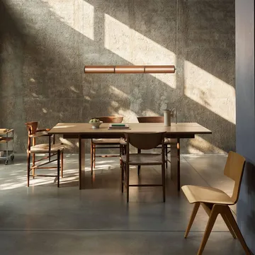 Numbra TY1 sospensione - Rovere laccato-alluminio burattato - &Tradition
