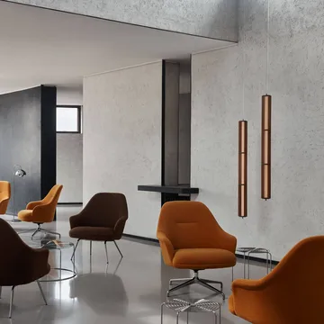 Numbra TY1 sospensione - Rovere laccato-alluminio burattato - &Tradition