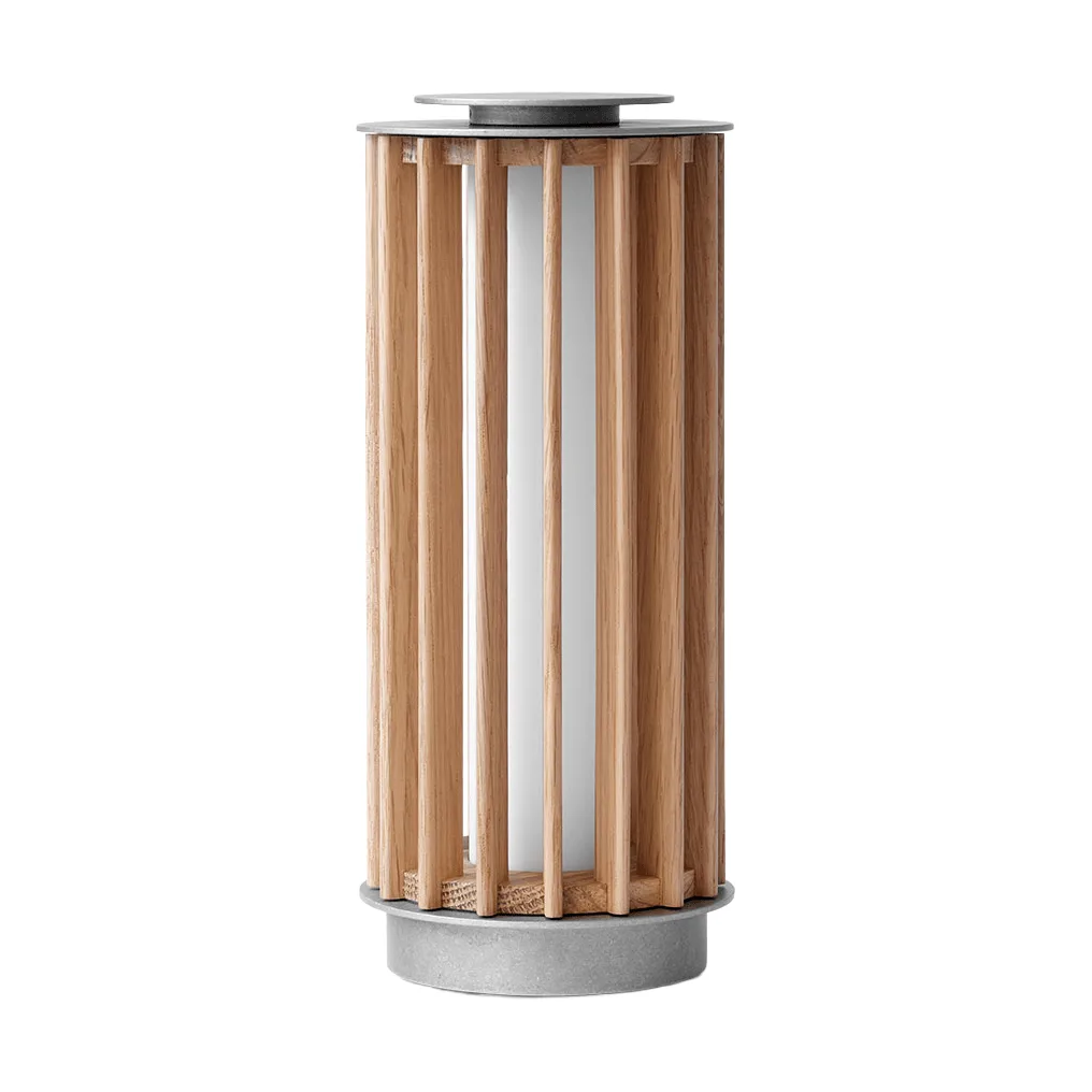 Numbra TY3 lampada da tavolo portatile, Rovere laccato-alluminio burattato &Tradition