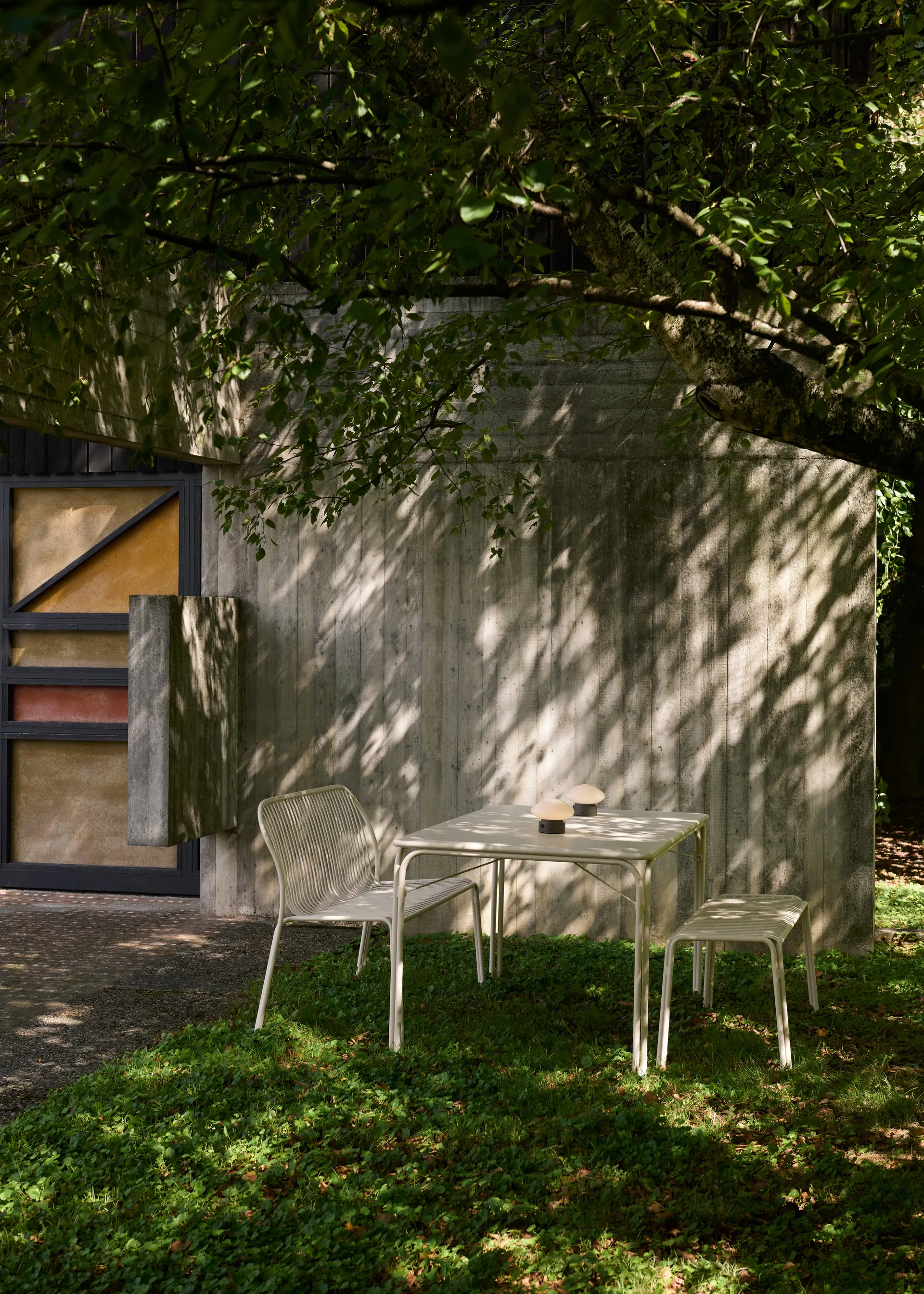 Panca Thorvald SC111, Ivory, 129 cm &Tradition