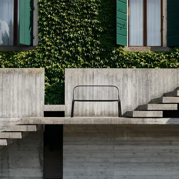 Panca Thorvald SC111 - Nero caldo, 129 cm - &Tradition