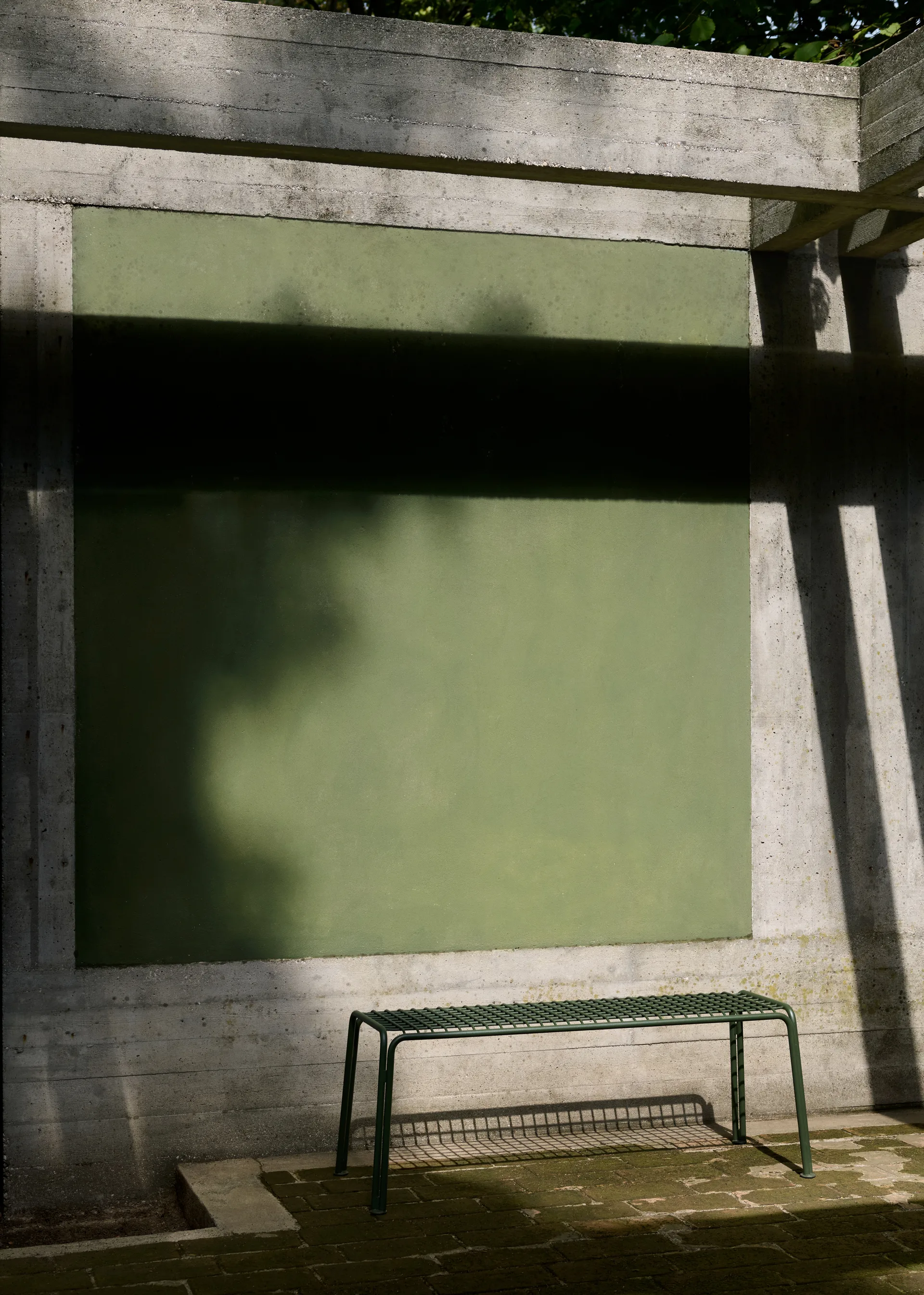 Panca Thorvald SC112, Verde bronzo, 125 cm &Tradition