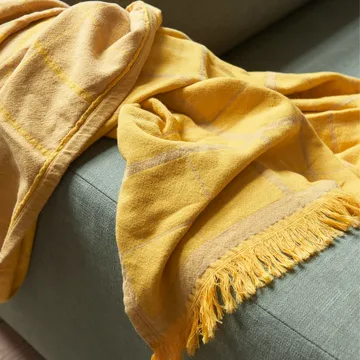 Plaid AP10 Untitled 150x210 cm - Desert yellow - &Tradition
