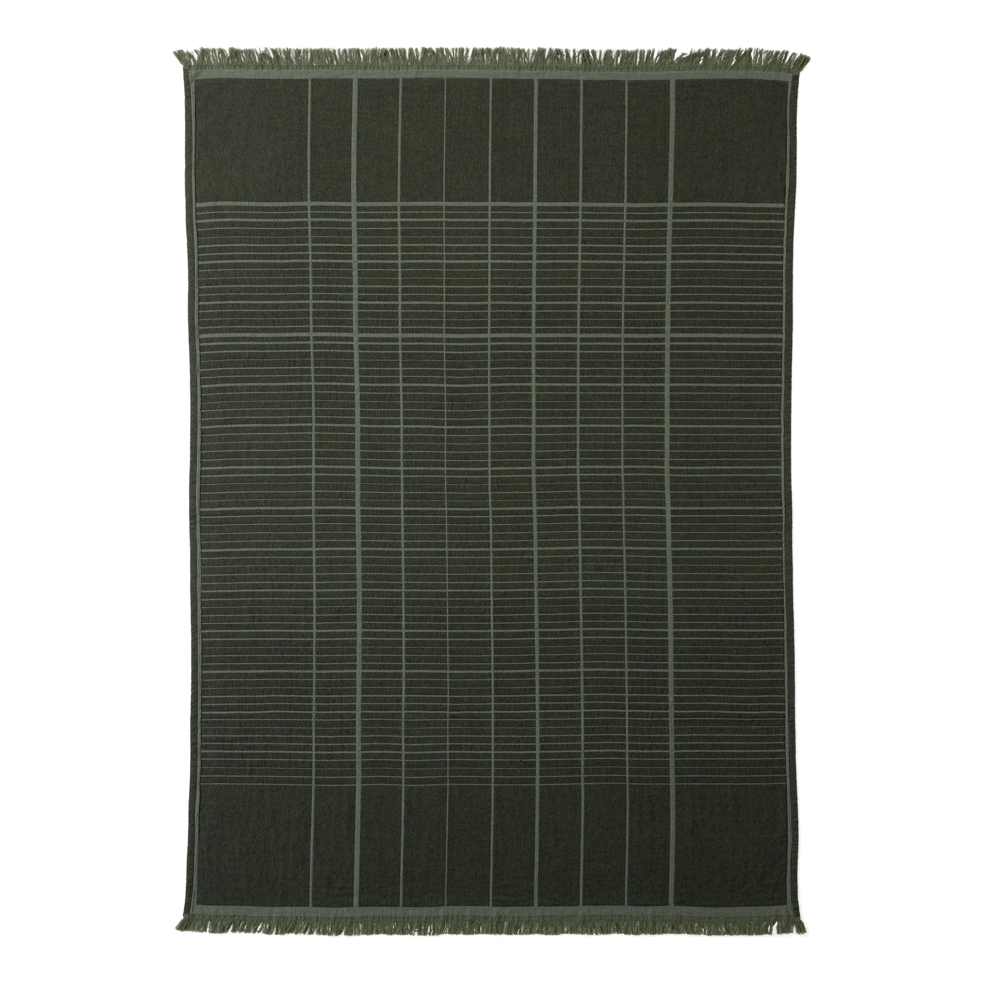 Plaid AP10 Untitled 150x210 cm, Verde scuro &Tradition