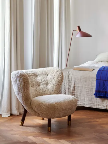 Poltrona Little Petra VB1 Limited Edition - Noce, ottone - Moonlight - &Tradition