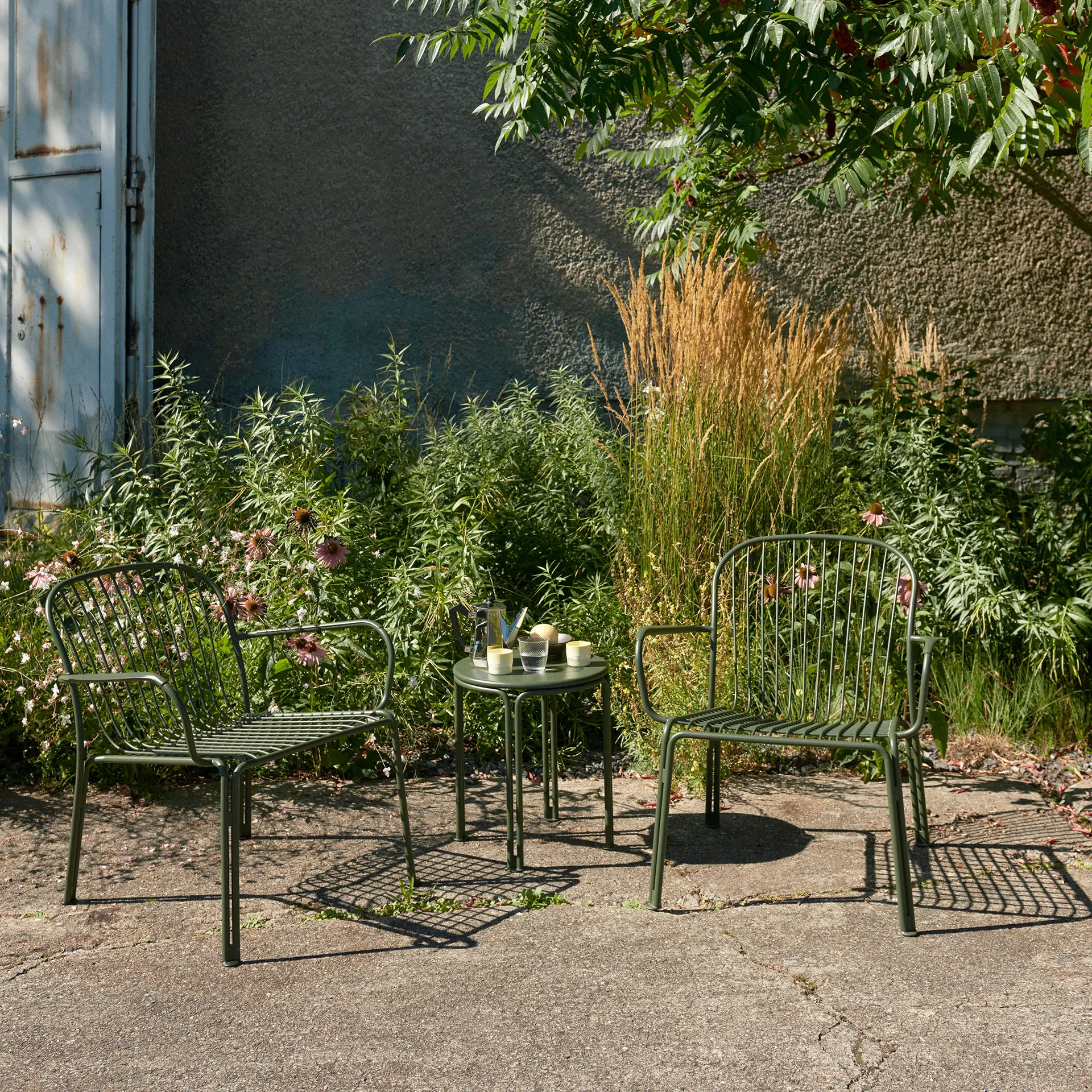 Poltrona lounge Thorvald SC101 , Verde bronzo &Tradition