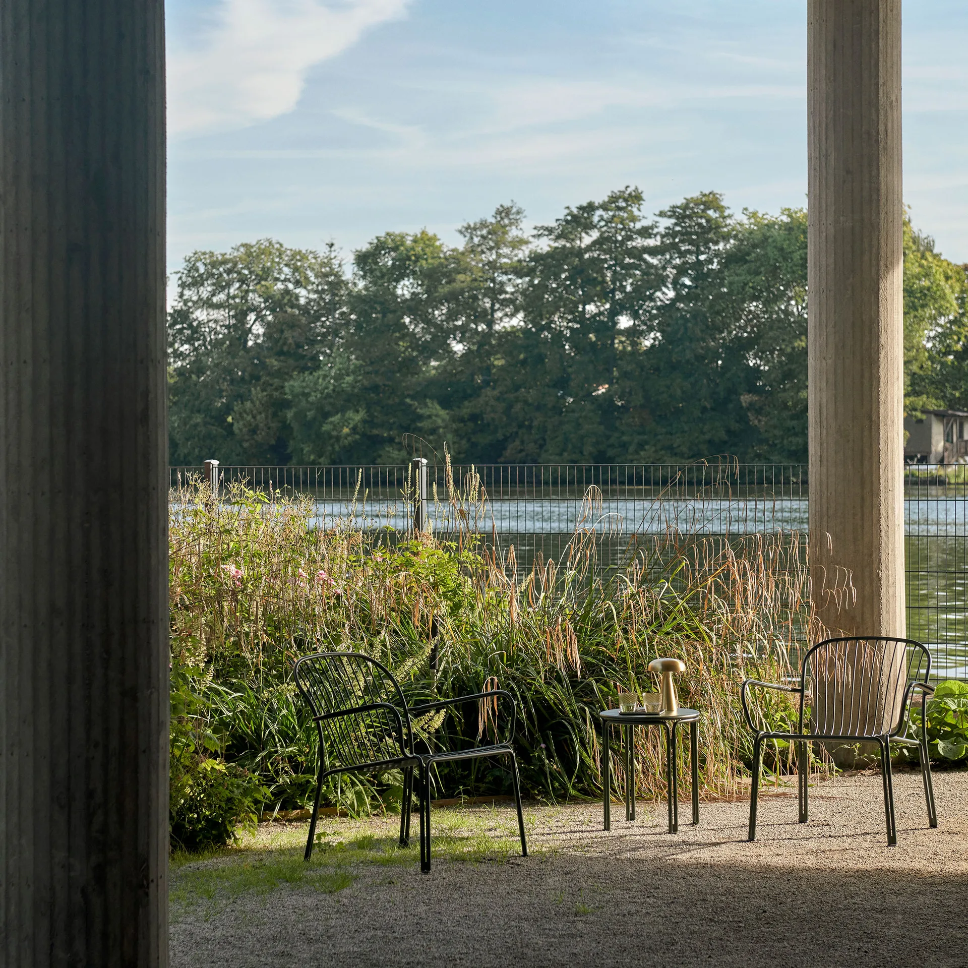 Poltrona lounge Thorvald SC101 , Verde bronzo &Tradition