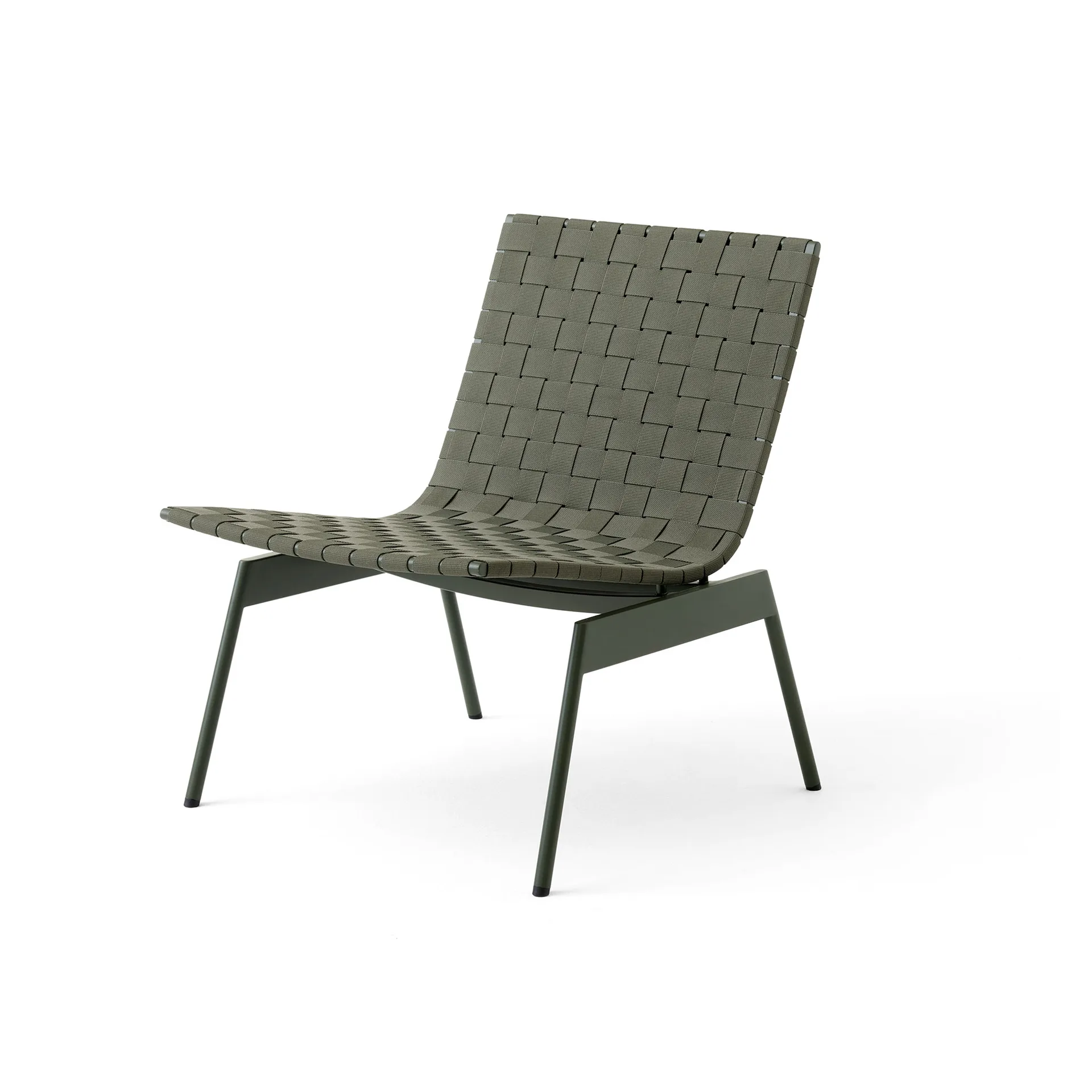Poltrona lounge Ville Outdoor AV44, Bronze green &Tradition