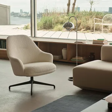 Rely HW139 poltrona lounge - Karakorum 001-bronzed - &Tradition