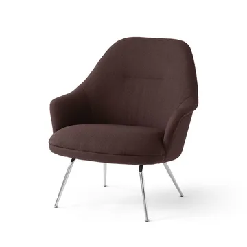 Rely HW139 poltrona lounge - Saxion 0397-cromo - &Tradition