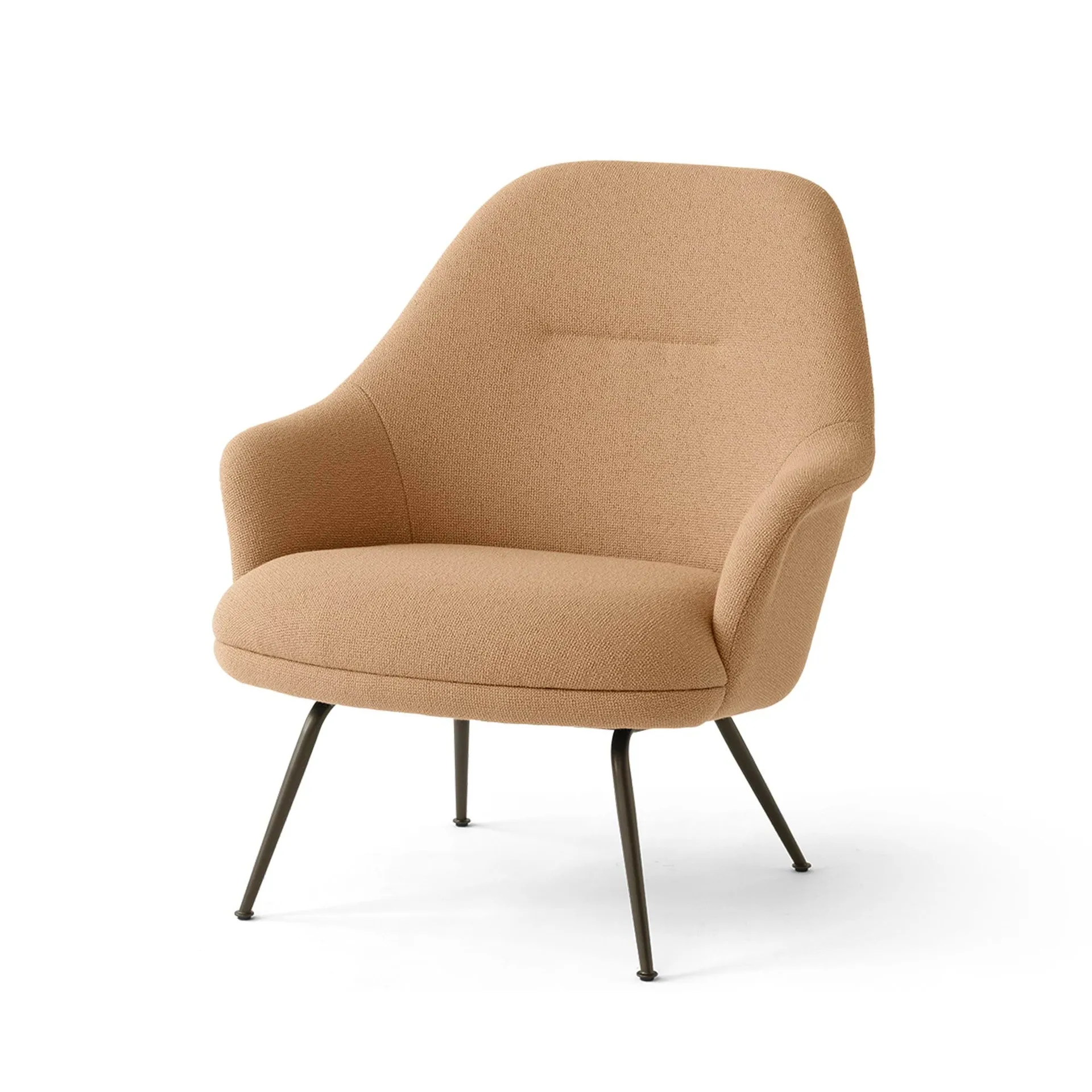 Rely HW139 poltrona lounge, Yoredale UDA30 Horton-bronzed &Tradition