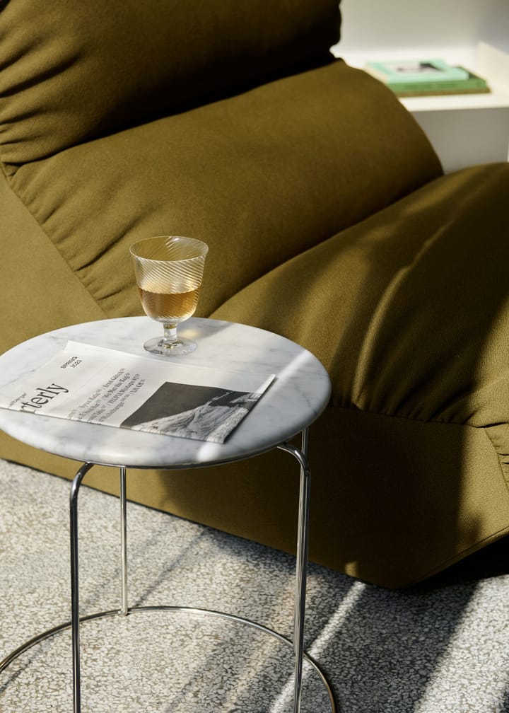 Ripiano superiore Wire Stool VP11 Ø38 cm, Bianco Carrara marmo &Tradition