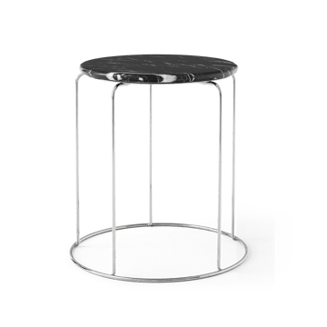 Ripiano superiore Wire Stool VP11 Ø38 cm - Nero Marquina marmo - &Tradition