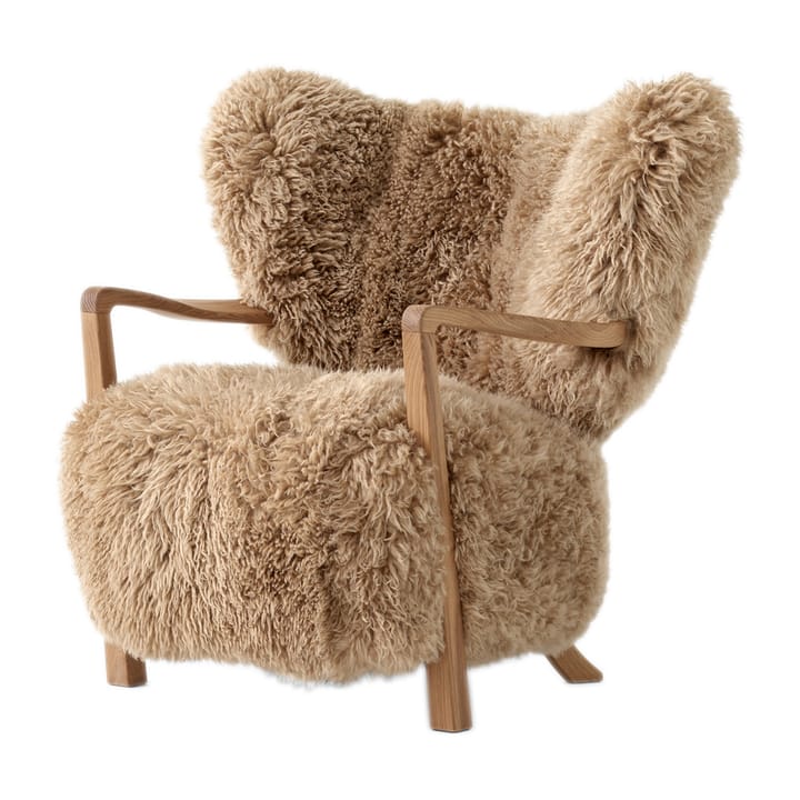 Sedia da salotto Wulff ATD2 - Rovere oliato, Sheepskin honey - &Tradition