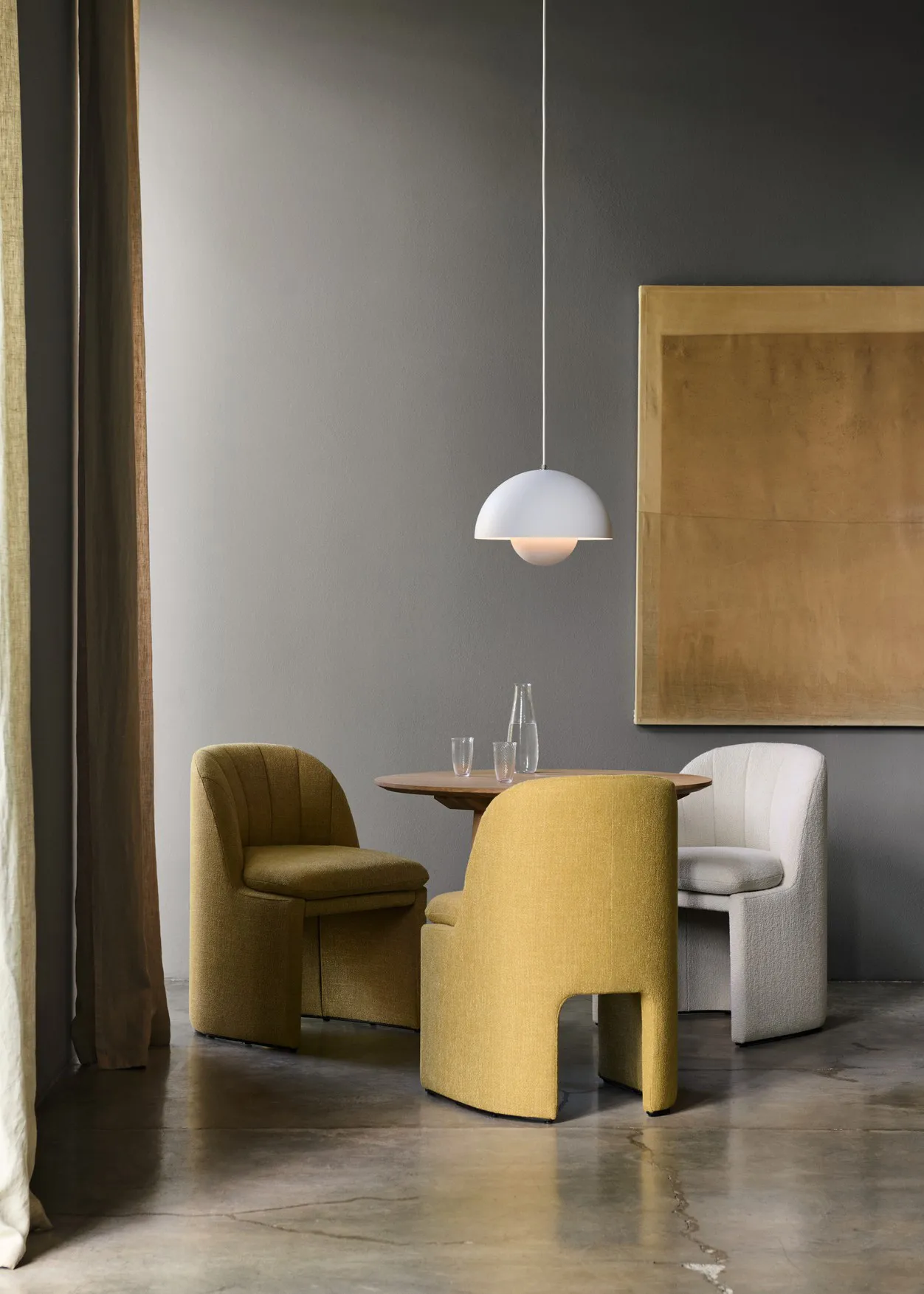 Sedia Loafer Side Chair SC106, Ecriture 0470 &Tradition