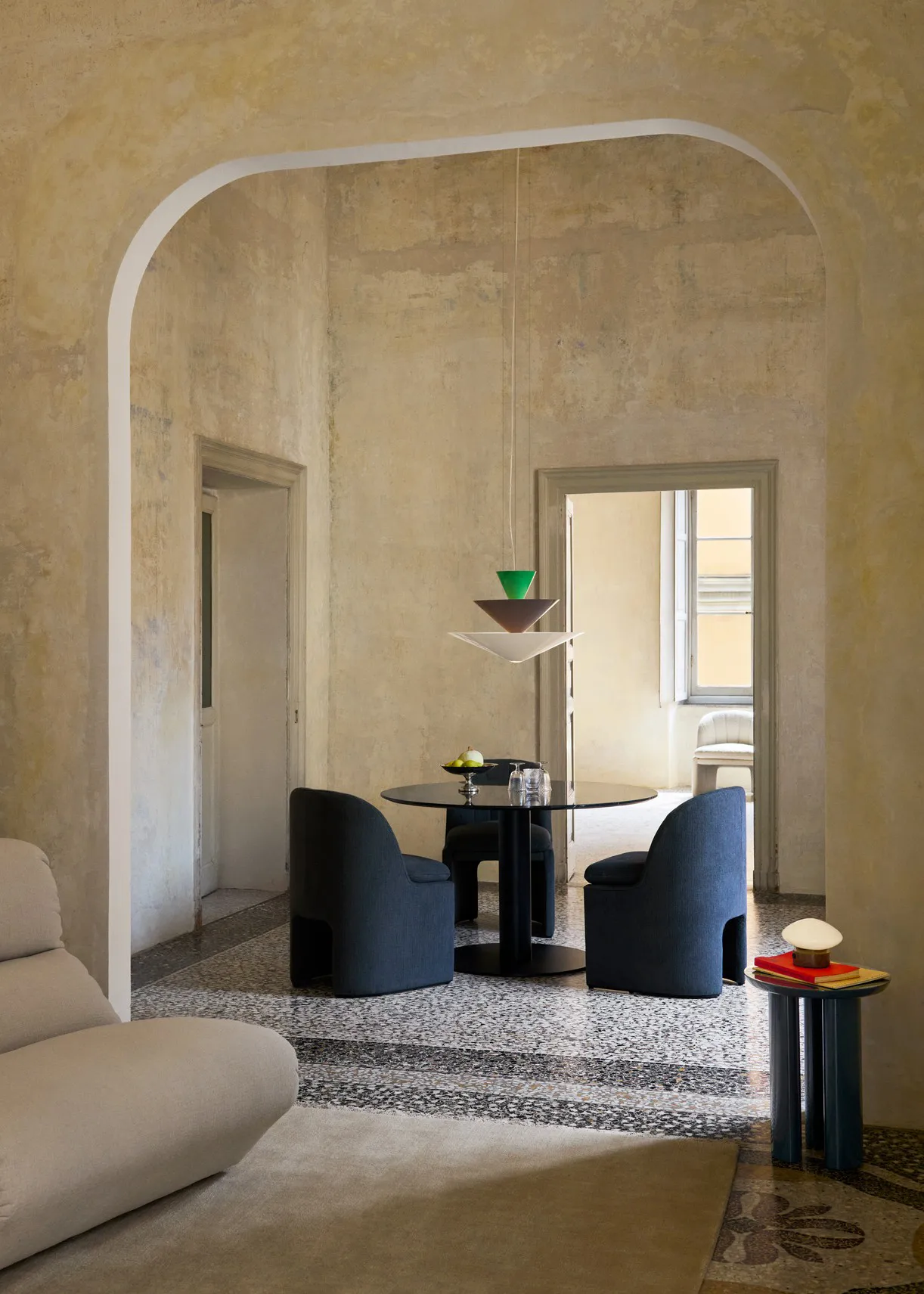 Sedia Loafer Side Chair SC106, Gentle 0193 &Tradition