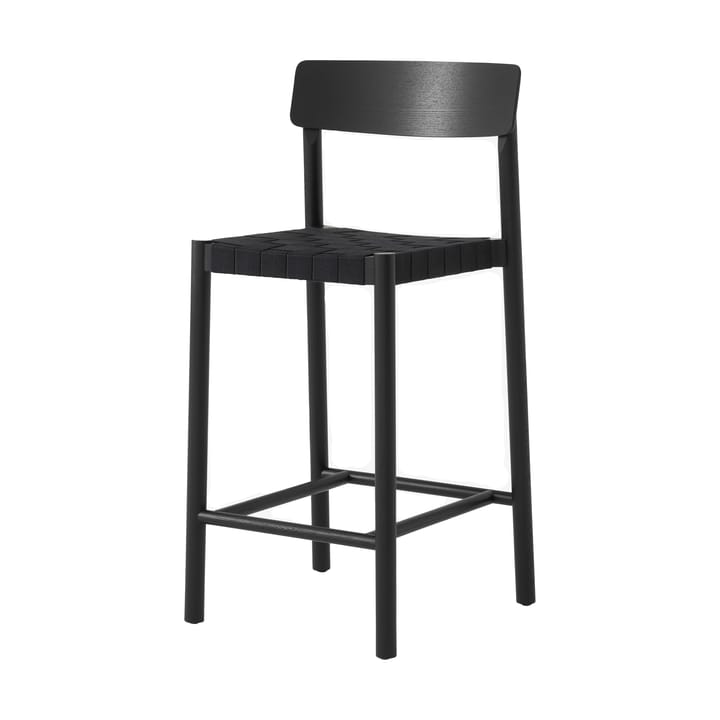 Sgabello da bar Betty TK12 Counter Chair 65 cm - Lino nero-frassino laccato nero - &Tradition