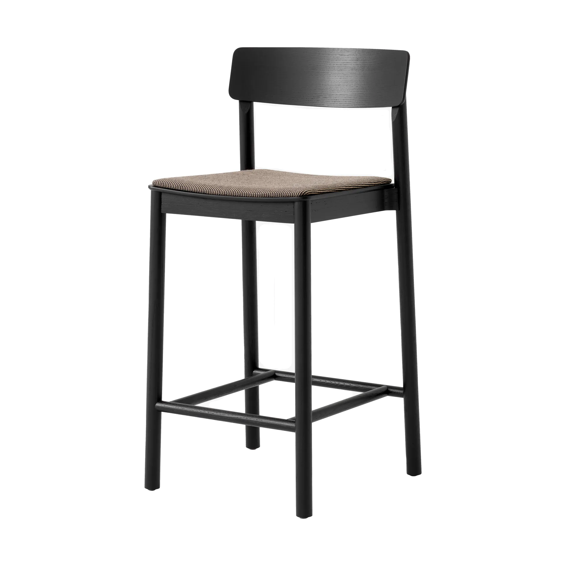 Sgabello da bar Betty TK14 Counter Chair 65 cm, Fuse 0351-frassino laccato nero &Tradition