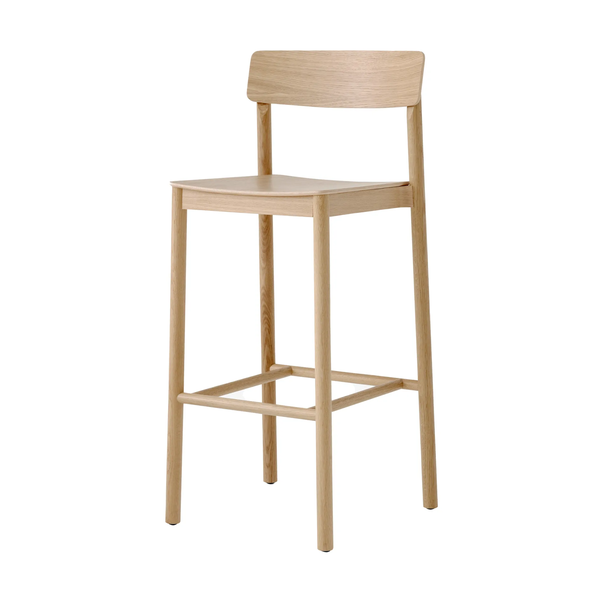 Sgabello da bar Betty TK16 Bar Chair 75 cm, Rovere laccato &Tradition